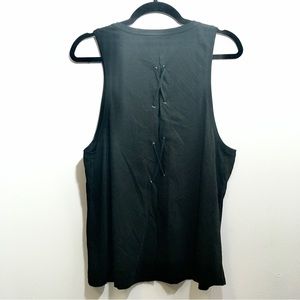 👟 NWOT Open Lace Up Back Workout Tank Top